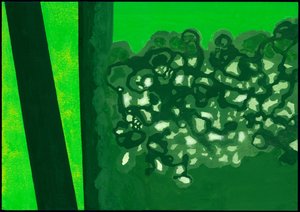 Kensington Gardens Serise: Canopy Shadows, 2007 (media mieszane na papierze)