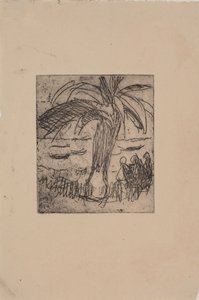 Palma nad morzem autorstwa J.A. Jerichau