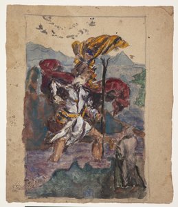Studium według Dürera: Św. Krzysztof II