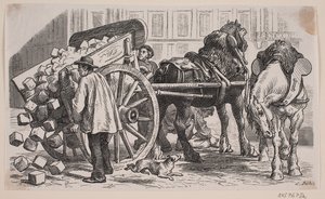 Wózek w Paryżu autorstwa J.C. Nielsen