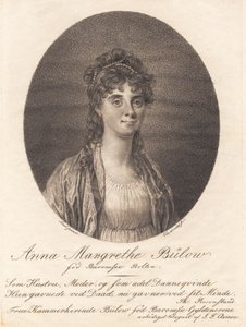 Anna Małgorzata Bülow autorstwa J.F. Clemens