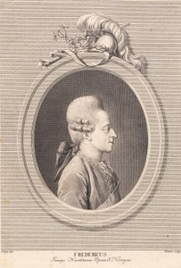 Dziedziczny książę Frederik autorstwa J.F. Clemens