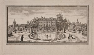 Rezydencja Bonneta w Genthod autorstwa J.F. Clemens