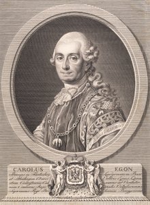 Carl Egon, książę Fürstenberg autorstwa J.F. Clemens