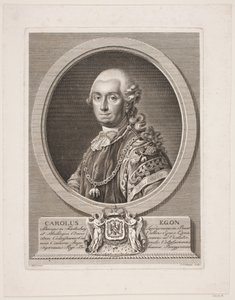 Carl Egon, książę Fürstenberg autorstwa J.F. Clemens