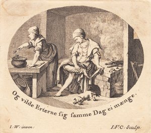 Dorothea w kuchni autorstwa J.F. Clemens