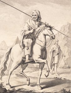 Arab na koniu autorstwa J.F. Clemens