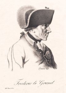 Fryderyk Wielki autorstwa J.F. Clemens