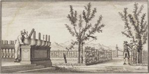 Ogród w Genthod autorstwa J.F. Clemens