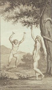 Ilustracja do "Adama i Ewy" Ewalda. III autorstwa J.F. Clemens