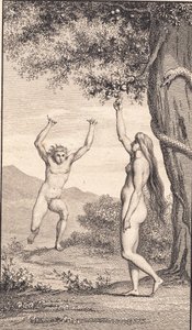 Ilustracja do "Adama i Ewy" Ewalda. III autorstwa J.F. Clemens