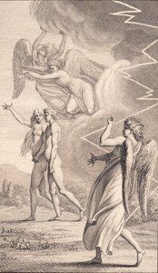 Ilustracja do "Adama i Ewy" Ewalda. V autorstwa J.F. Clemens