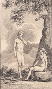 Ilustracja do Johannesa Ewalda "Adam i Ewa". IV