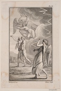 Ilustracja do „Adama i Ewy” Johannesa Ewalda V autorstwa J.F. Clemens