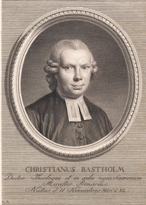 Królewski spowiednik Christian Bastholm autorstwa J.F. Clemens