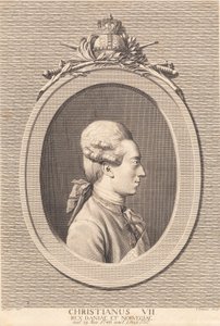 Kong Christian VII autorstwa J.F. Clemens