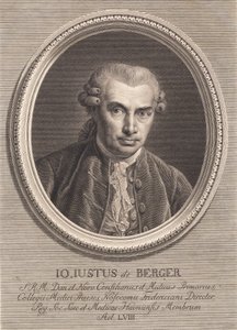 Portret doktora Johana von Berger autorstwa J.F. Clemens
