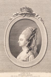 Księżniczka Louise, poślubiona Karolowi Hesji autorstwa J.F. Clemens