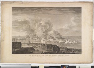 Bitwa pod Reden 2 kwietnia 1801 r. autorstwa J.F. Clemens