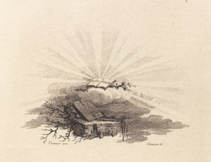 Winieta tytułowa dla C. Bastholma: „Przemówienia duchowe”, 1779 autorstwa J.F. Clemens