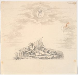 Winieta tytułowa do wykresu: „Mapa Pasów i Dźwięku” autorstwa J.F. Clemens
