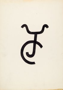 Marka bydła, ok. 1936.