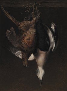Gra. Bażant i Eider autorstwa J.L. Jensen