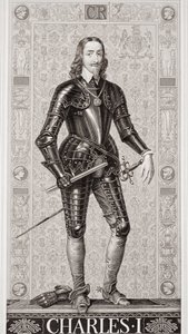 Karol I (1600-49) z „Illustrations of English and Scottish History” Tom I autorstwa J.L. Williams
