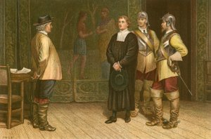 James Durham postawił przed Oliverem Cromwellem autorstwa J.M.L. Ralston