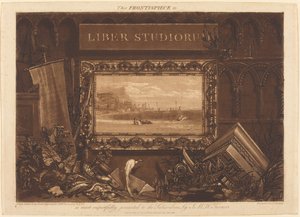 Frontyspis, opublikowany w 1812 r. autorstwa Joseph Mallord William Turner