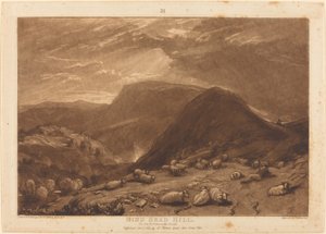 Hind Head Hill, opublikowana w 1811 r. autorstwa Joseph Mallord William Turner
