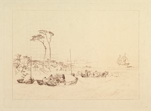 Inverary Castle and Town, Scotland Liber Studiorum, cz. XIII, 1816. autorstwa Joseph Mallord William Turner