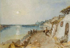 Rietz, niedaleko Saumur, ok. 1830 autorstwa Joseph Mallord William Turner