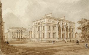 Południowo-wschodni widok na budynek Taylora i galerie uniwersyteckie, XIX wiek autorstwa Joseph Mallord William Turner