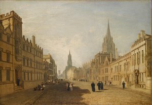 Widok na High Street, Oxford, 1809-1810 autorstwa Joseph Mallord William Turner