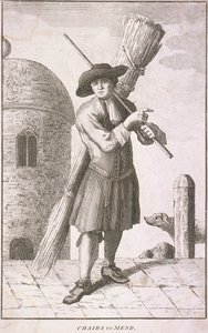 „Krzesła do Mend”, Cries of London, c1750 autorstwa JM