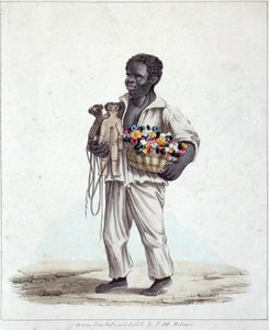 Sprzedawca lalek na karnawale, Kingston, Jamajka autorstwa J.M. Belisario