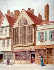 Widok Trinity Hall, Aldersgate Street, City of London, 1780.