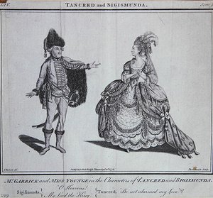 „O mój Panie, Królu nieba”, scena z „Tankreda i Zygmunta” Jamesa Thomsona autorstwa J. (after) Roberts