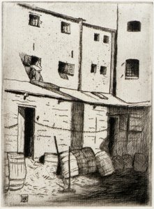 Coon Alley autorstwa J. Alden Weir
