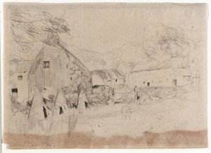 Farma - Wyspa Man autorstwa J. Alden Weir