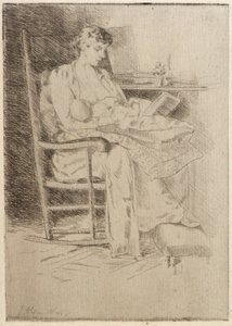 Matka i dziecko nr 2 autorstwa J. Alden Weir