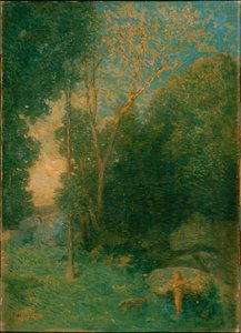 Pan i wilk autorstwa J. Alden Weir