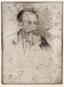 Portret Alberta P. Rydera autorstwa J. Alden Weir