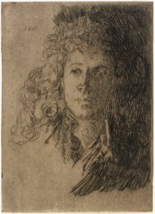 Portret dziewczyny autorstwa J. Alden Weir