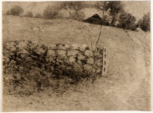 The Barn Lot autorstwa J. Alden Weir
