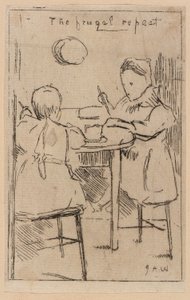 Oszczędna uczta - Wyspa Man autorstwa J. Alden Weir