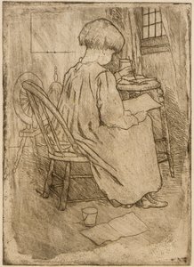 Mały artysta autorstwa J. Alden Weir