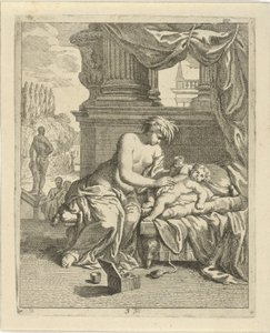Thetis rozmazuje Achillesa ambrozją Sceny z życia Achillesa (tytuł serii) Vitam et mortem Achilli (tytuł serii)
