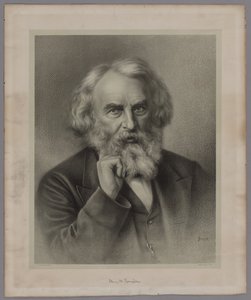 Henry Wadsworth Longfellow autorstwa J. Baker